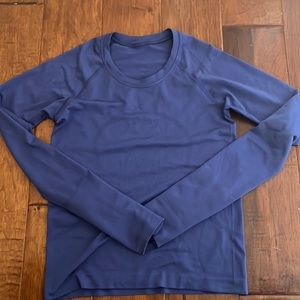 Lululemon swiftly tech race length womens size 4 color Psychic